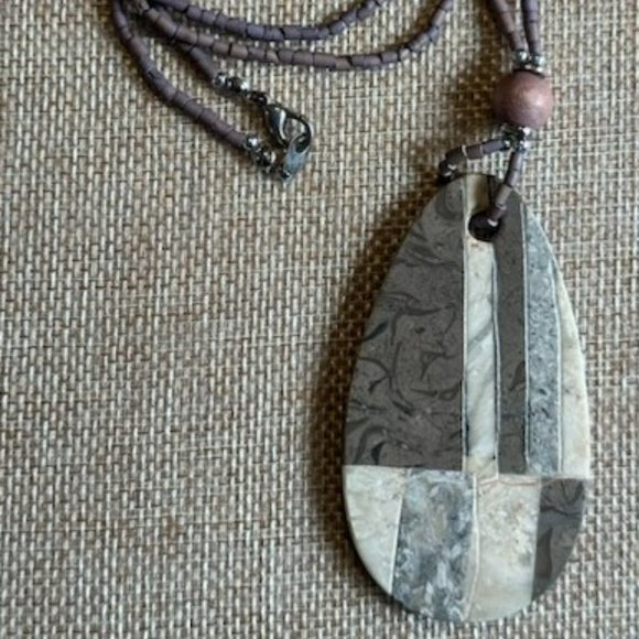 Handmade Stone Pendant - Picture 1 of 4